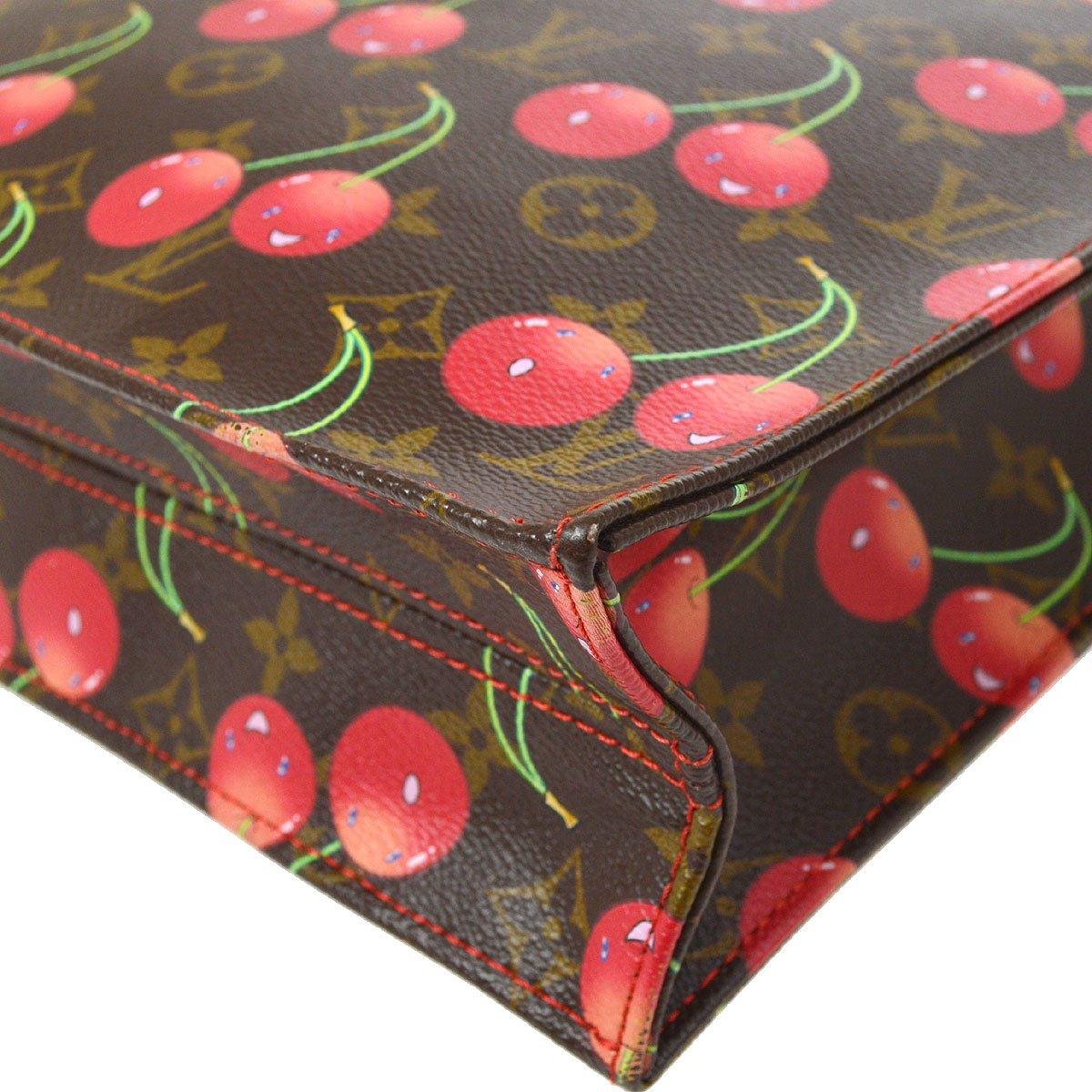 Women's LOUIS VUITTON Monogram Canvas Cherry Shopper Carryall Travel Tote Bag For Sale