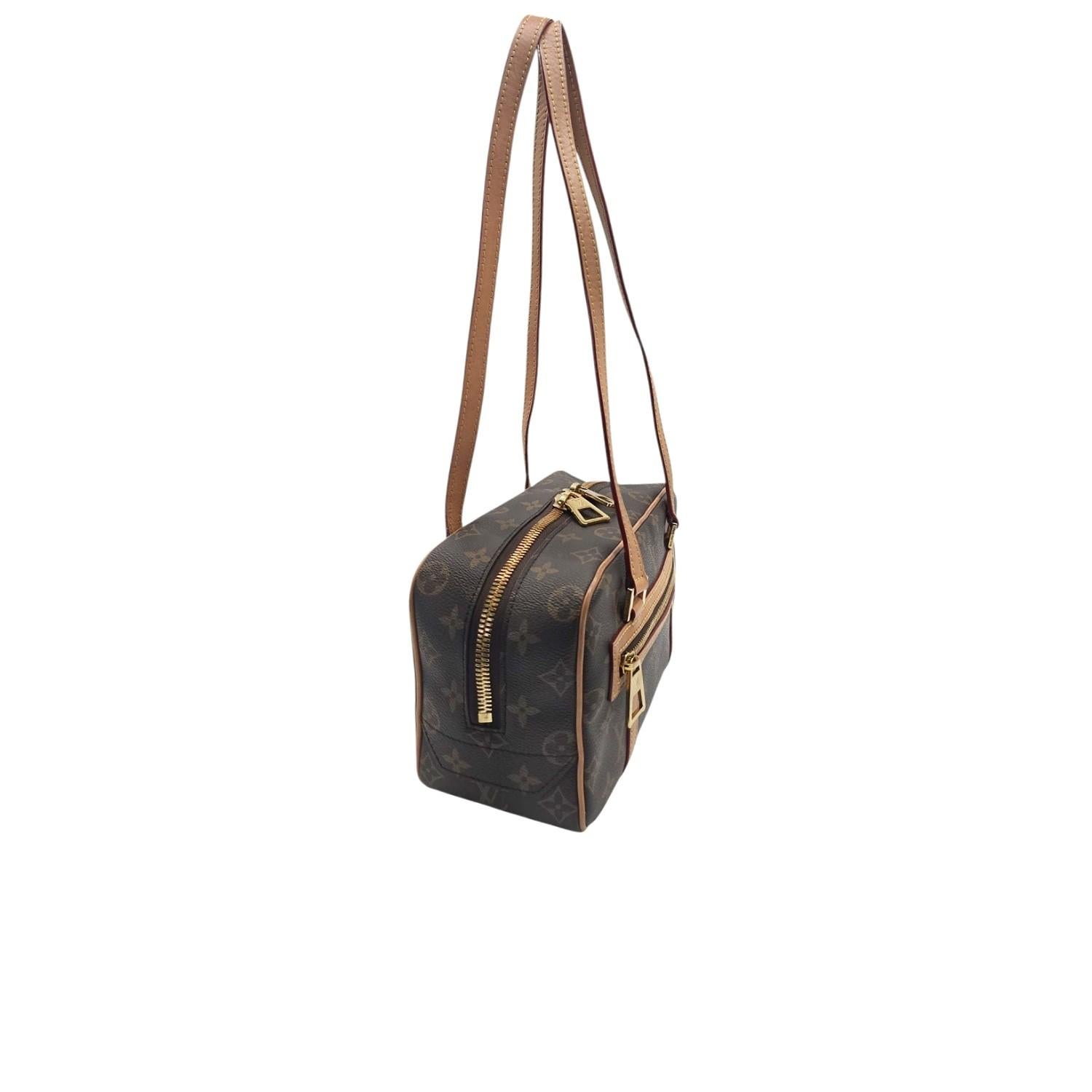 Louis Vuitton Monogram Canvas Cite Tasche NM (Braun) im Angebot