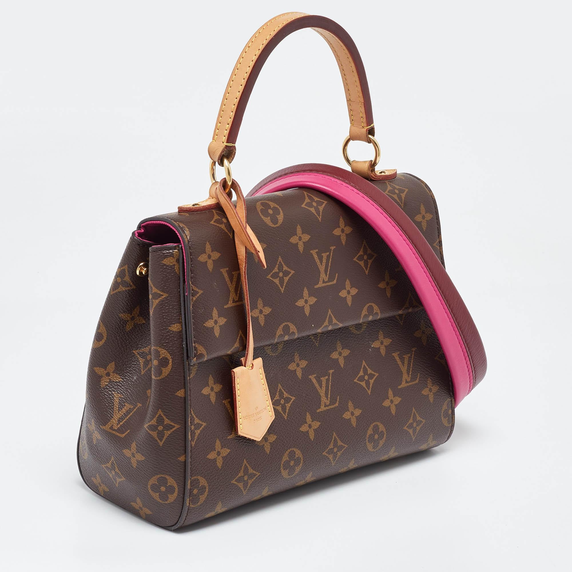 Louis Vuitton Monogram Canvas Cluny BB Tasche (Braun)
