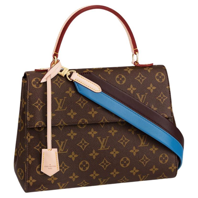 Louis Vuitton Cluny Top Handle Bag Monogram Canvas MM at 1stDibs