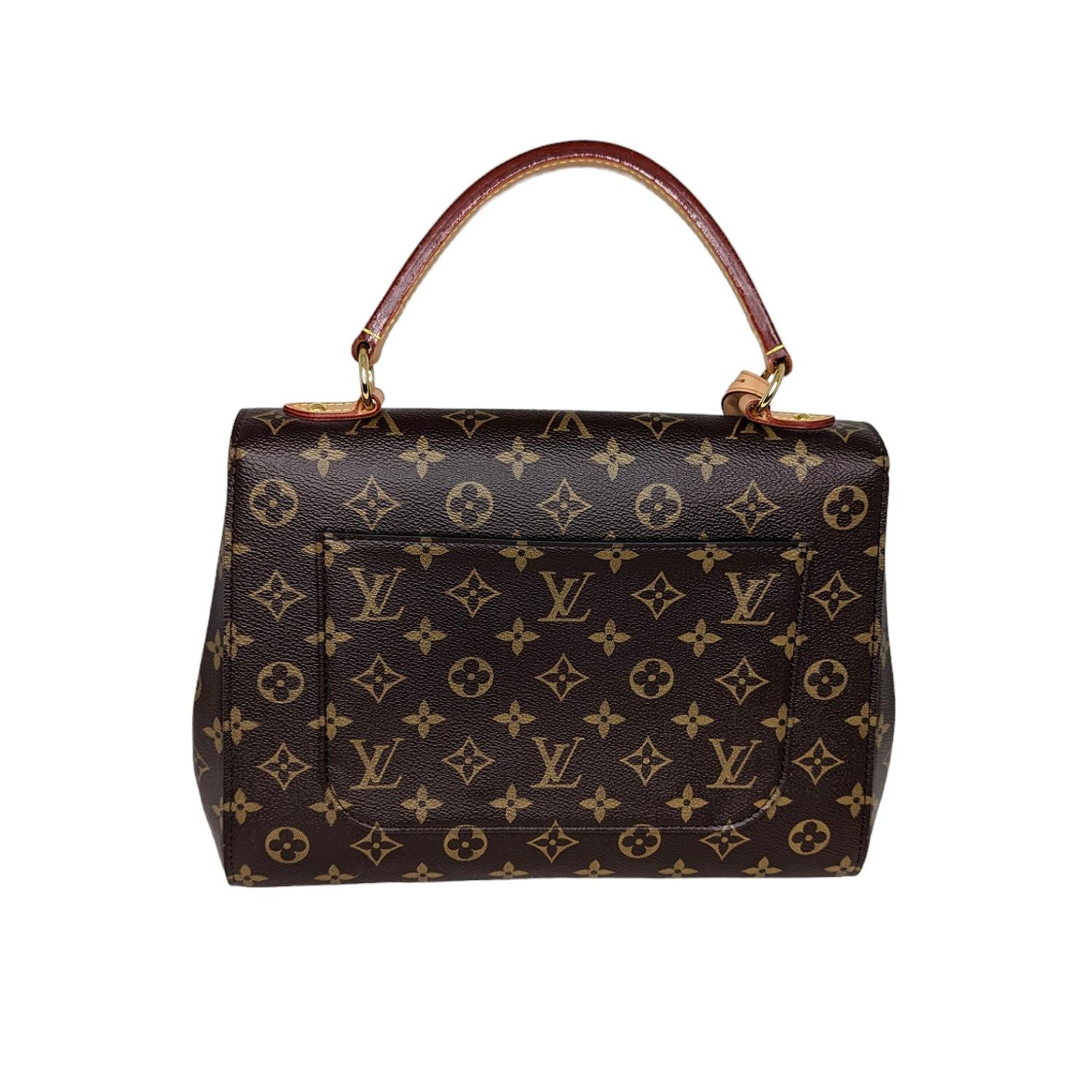 Louis Vuitton Monogram Canvas Cluny MM Top Handle Bag In Excellent Condition In Scottsdale, AZ