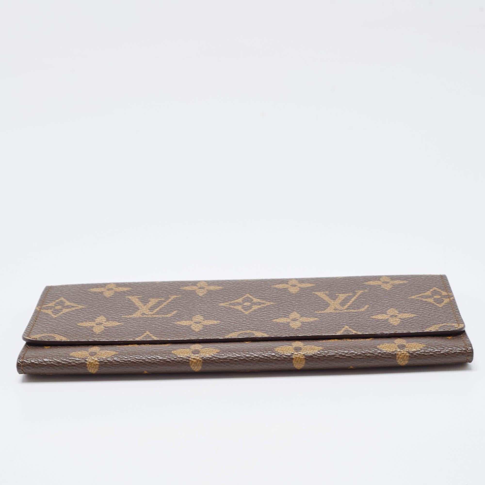 Louis Vuitton Monogram Canvas Continental Wallet 5