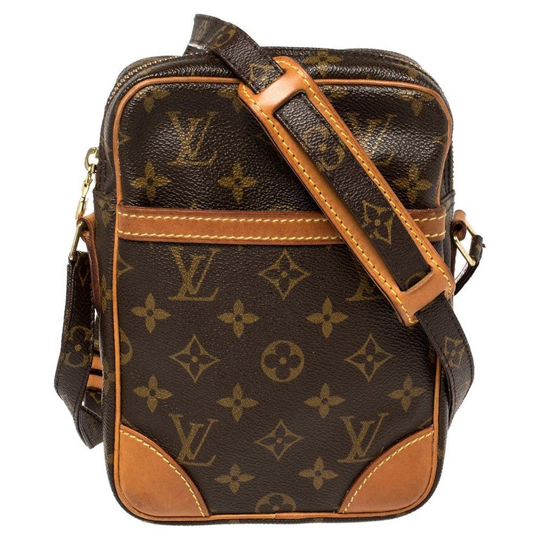 Louis Vuitton Brown Monogram Canvas Danube Crossbody Bag with monogram  canvas For Sale at 1stDibs