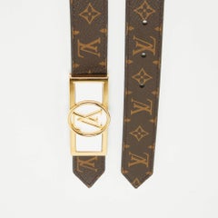 Louis Vuitton Monogram Canvas Dauphine Reversible Belt 90 CM