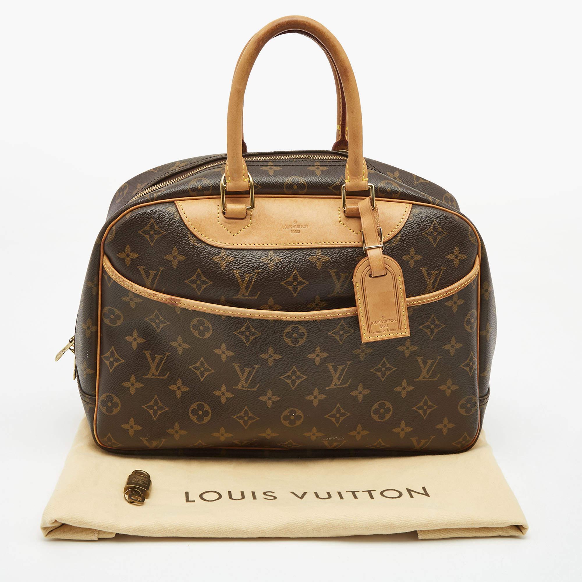 Louis Vuitton Monogram Canvas Deauville Bag 14