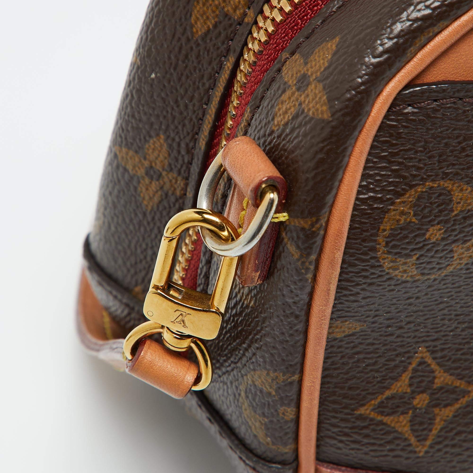 Borsa Louis Vuitton Monogram in tela Deauville Mini in vendita 1