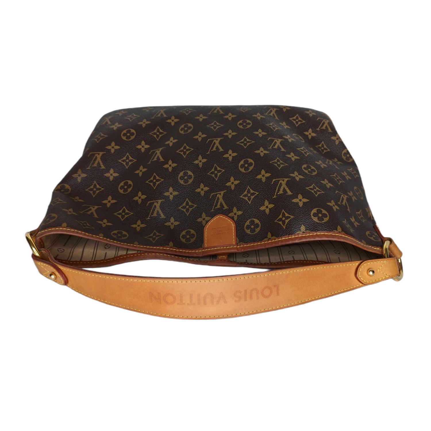 Women's Louis Vuitton Monogram Canvas Delightful MM Hobo