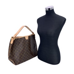 Louis Vuitton Monogram Canvas Delightful MM Shoulder Bag Tote