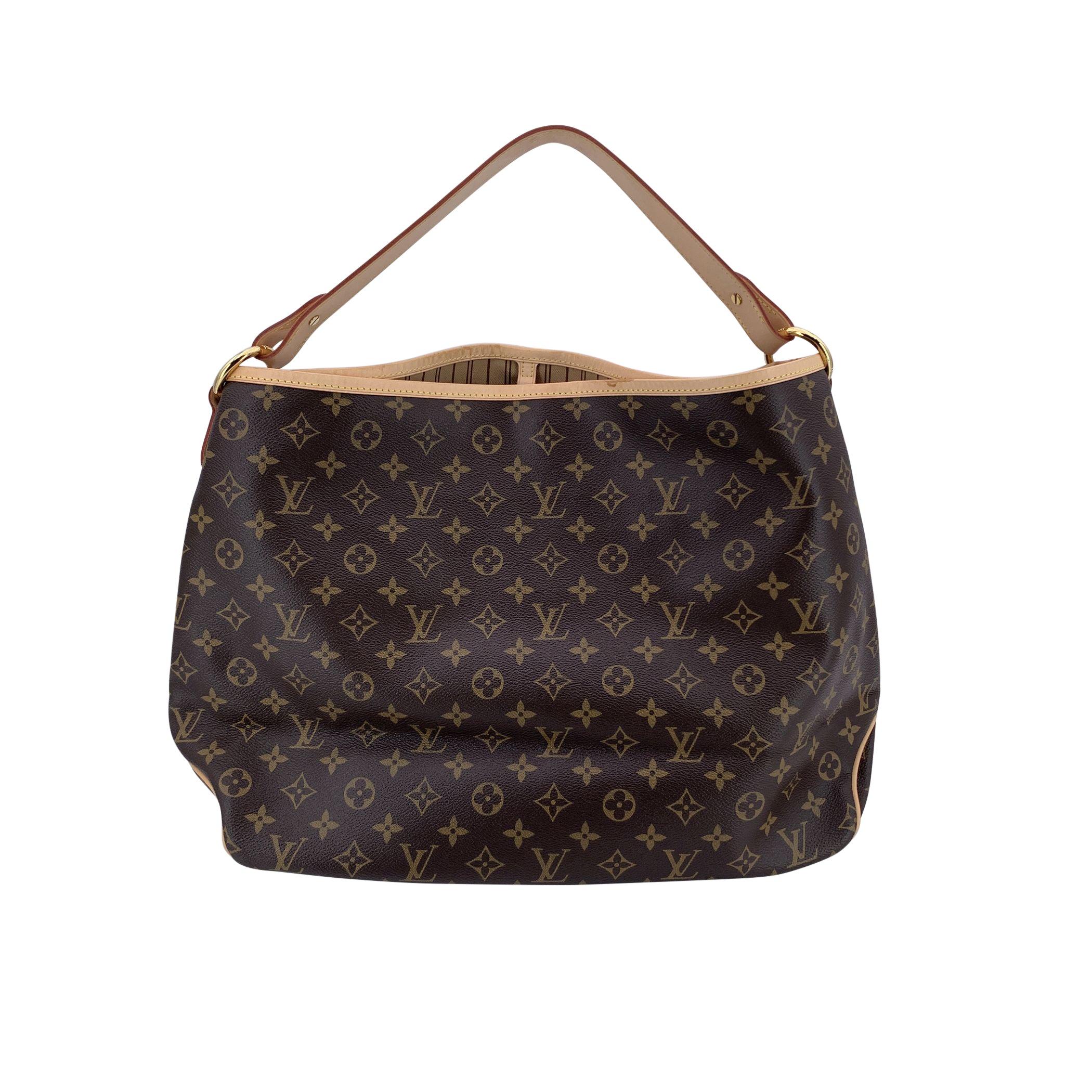 Black Louis Vuitton Monogram Canvas Delightful MM Shoulder Bag Tote