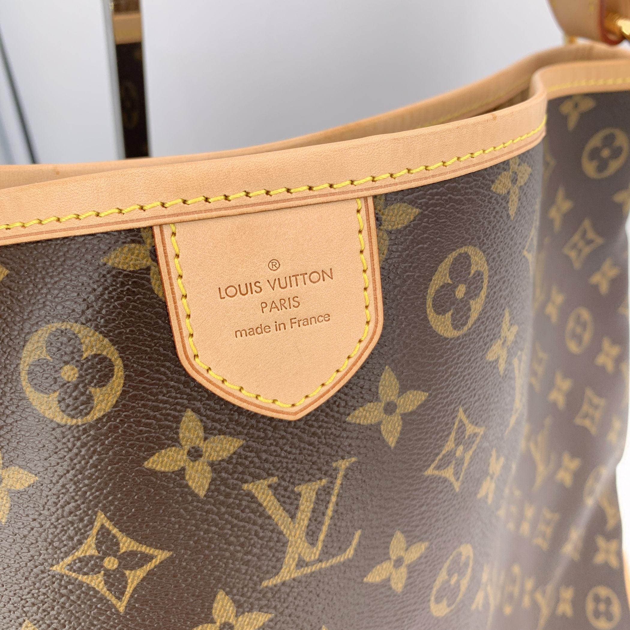 Louis Vuitton Monogram Canvas Delightful MM Shoulder Bag Tote In Excellent Condition In Rome, Rome