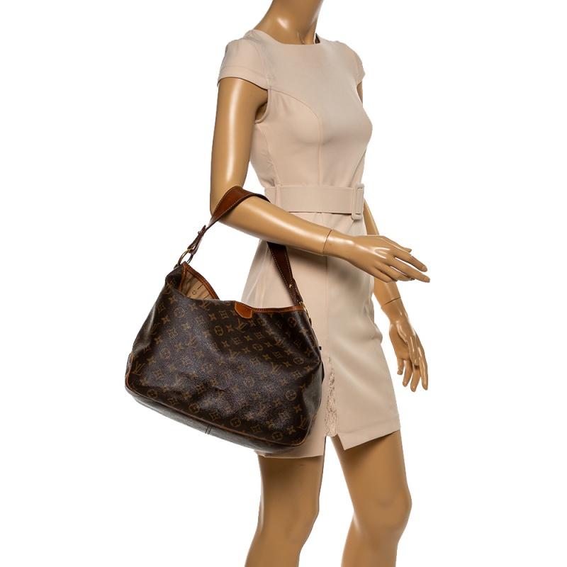 Black Louis Vuitton Monogram Canvas Delightful PM Bag