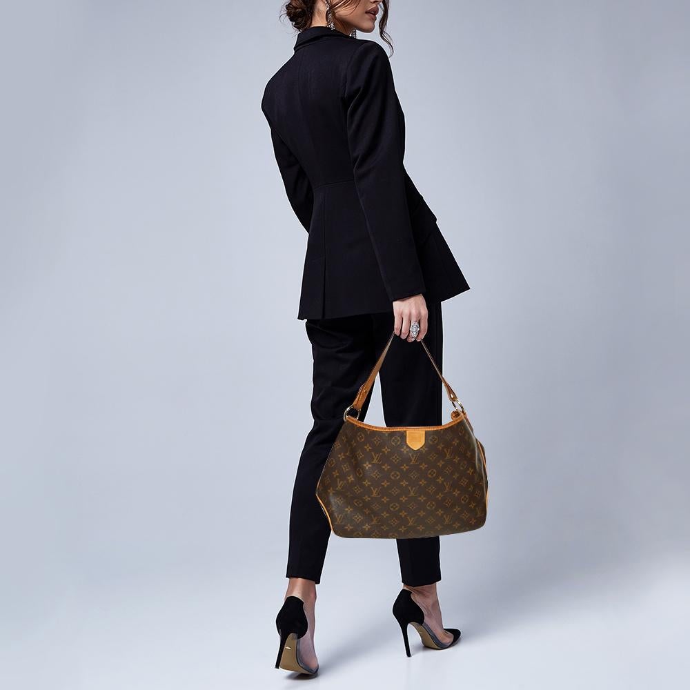 Black Louis Vuitton Monogram Canvas Delightful PM Bag