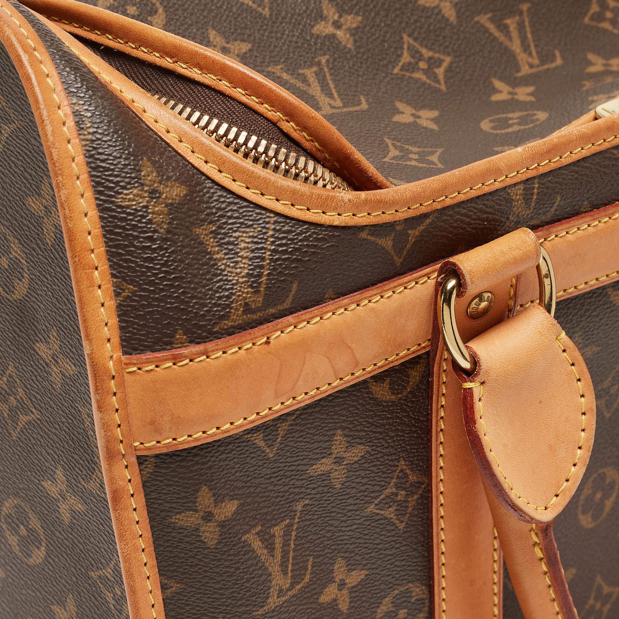 Louis Vuitton Monogram Canvas Dog Carrier 40 For Sale 6