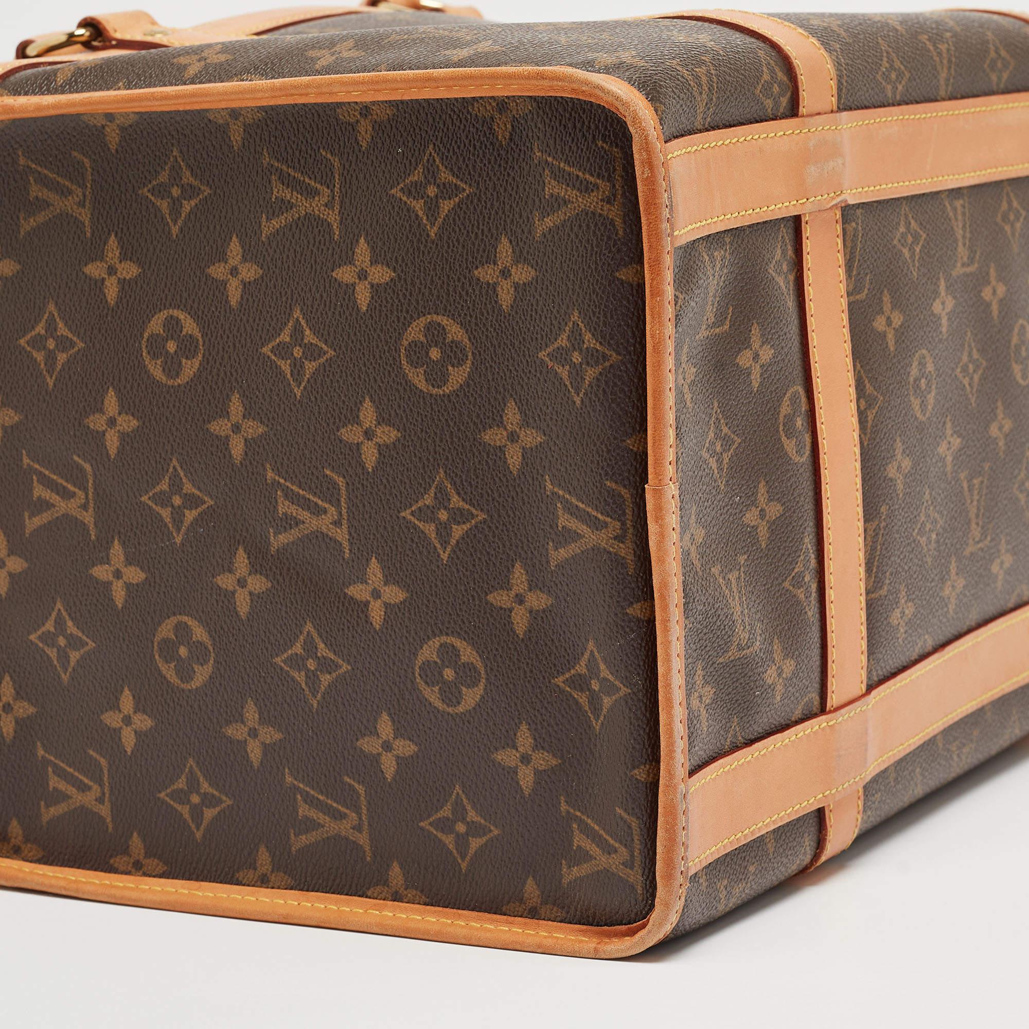 Louis Vuitton Monogram Canvas Dog Carrier 40 For Sale 7