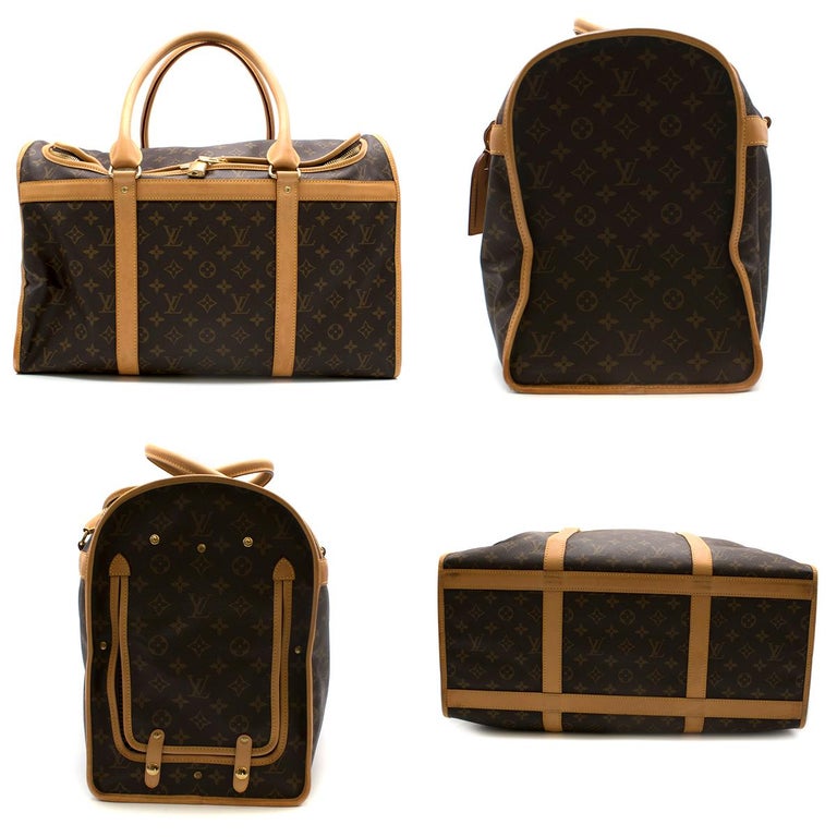 Louis Vuitton Dog Carrier Bag Monogram Canvas 50 Brown 2313301