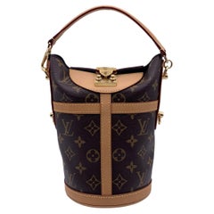 Used Louis Vuitton Monogram Canvas Duffle Bag Shoulder Bag