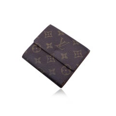 Louis Vuitton Monogram Canvas Elise Square Compact Wallet M61654