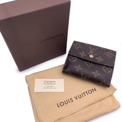 Louis Vuitton Monogram Canvas Elise Square Compact Wallet M61654