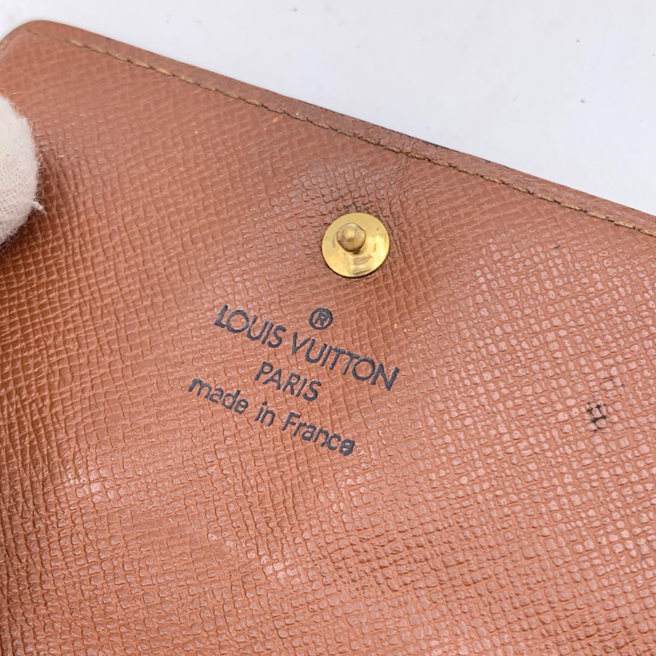 Louis Vuitton Monogram Canvas Elise Square Compact Wallet M61654 1
