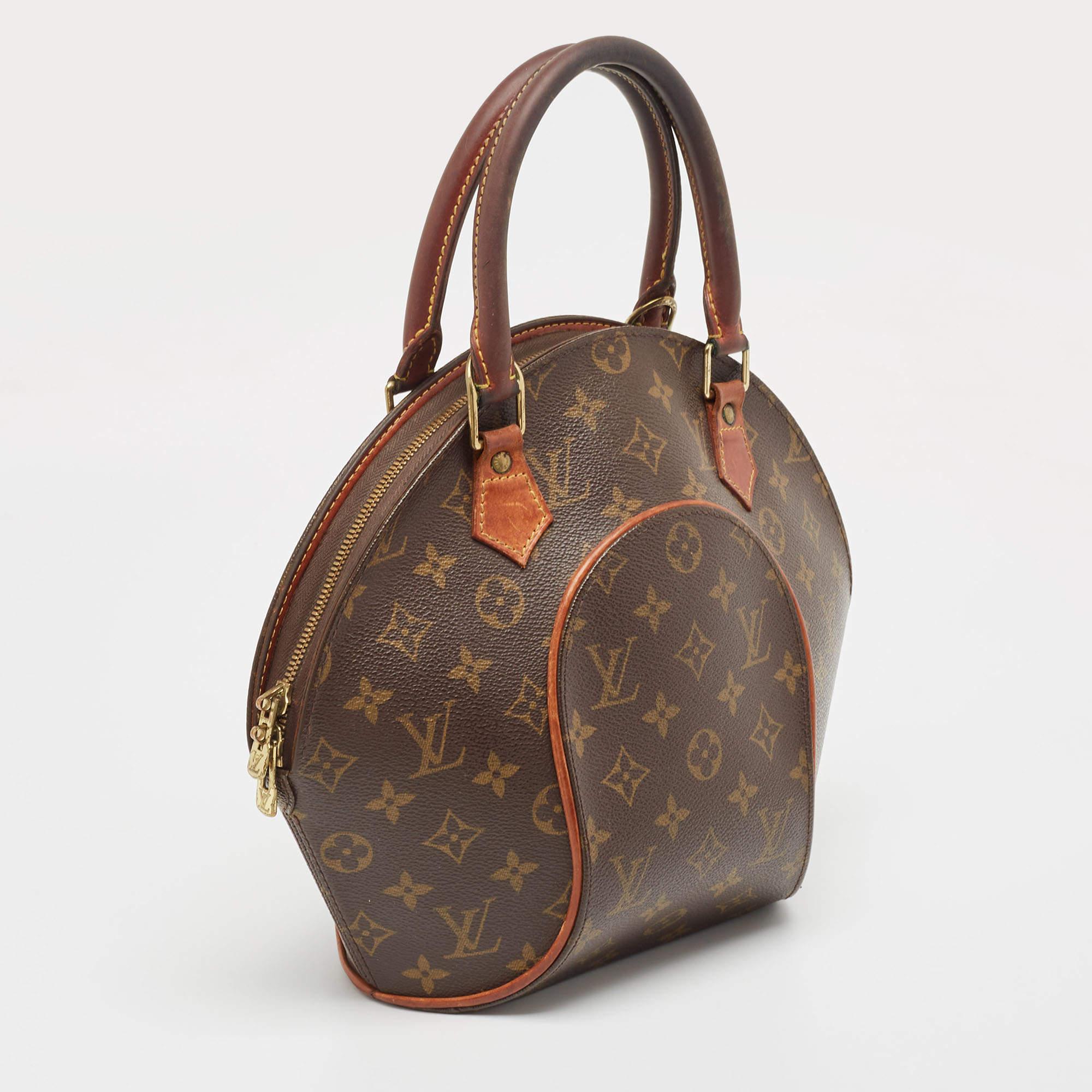 Brown Louis Vuitton Monogram Canvas Ellipse PM Bag