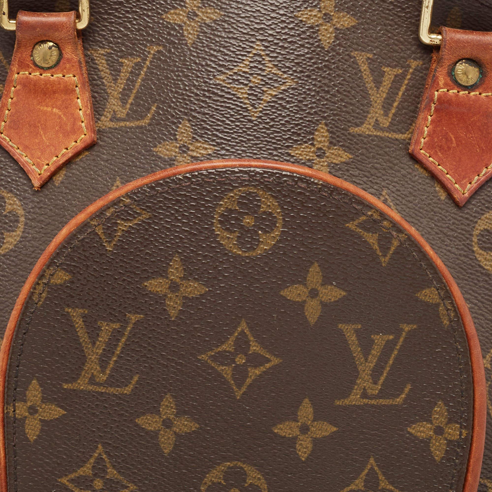 Louis Vuitton Monogrammierte Ellipsen PM Tasche aus Segeltuch im Angebot 2