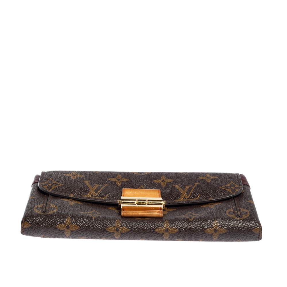 Louis Vuitton Monogram Canvas Elysee Geldbörse im Zustand „Gut“ in Dubai, Al Qouz 2