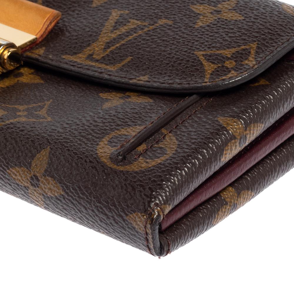 Louis Vuitton Monogram Canvas Elysee Geldbörse Damen