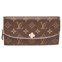 Louis Vuitton Monogram Canvas Emilie Bloom Flower Wallet