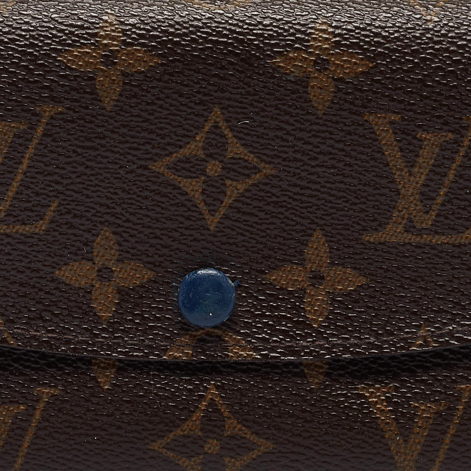 Louis Vuitton Monogram Canvas Emilie Geldbörse Damen