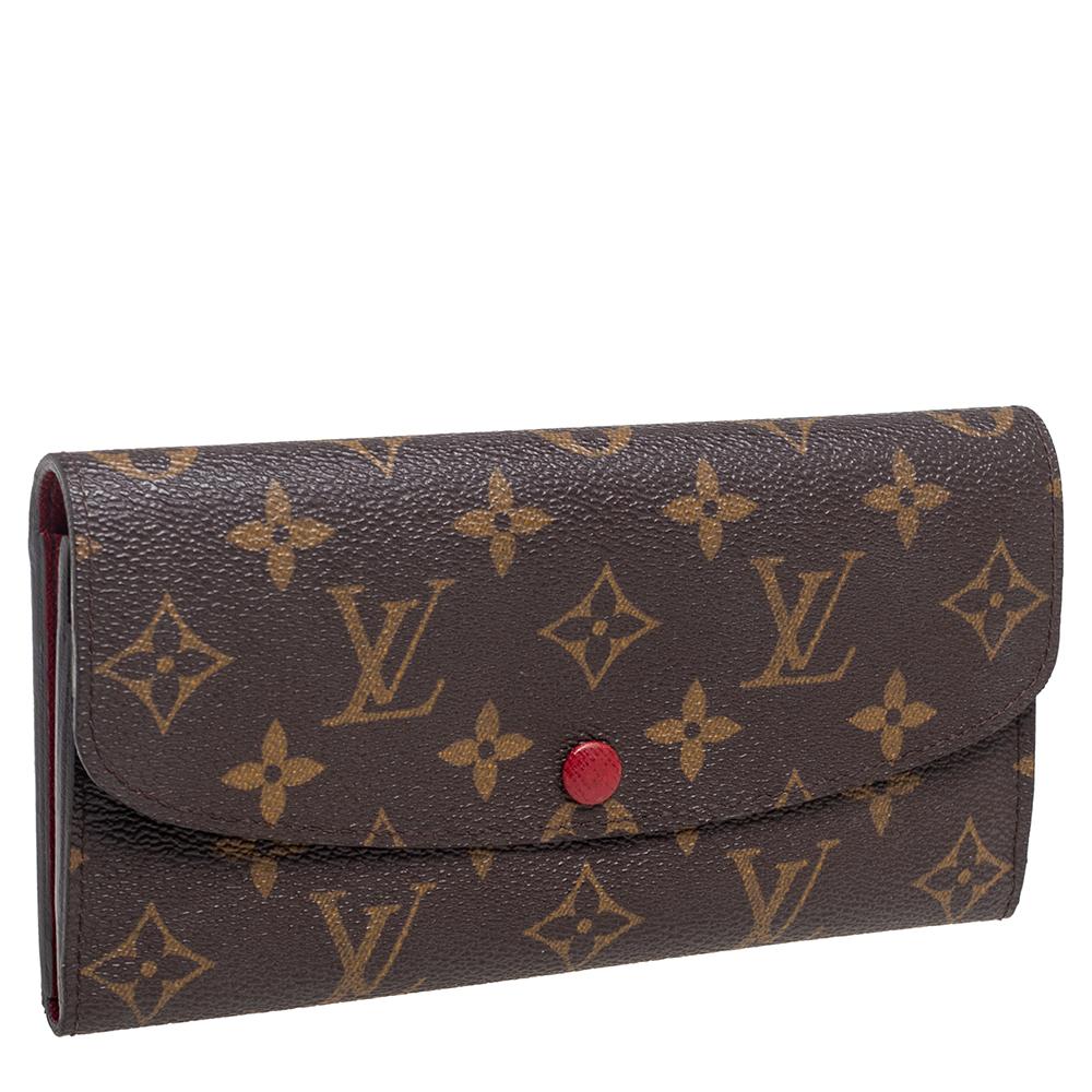 Louis Vuitton Monogram Canvas Emilie Wallet 4