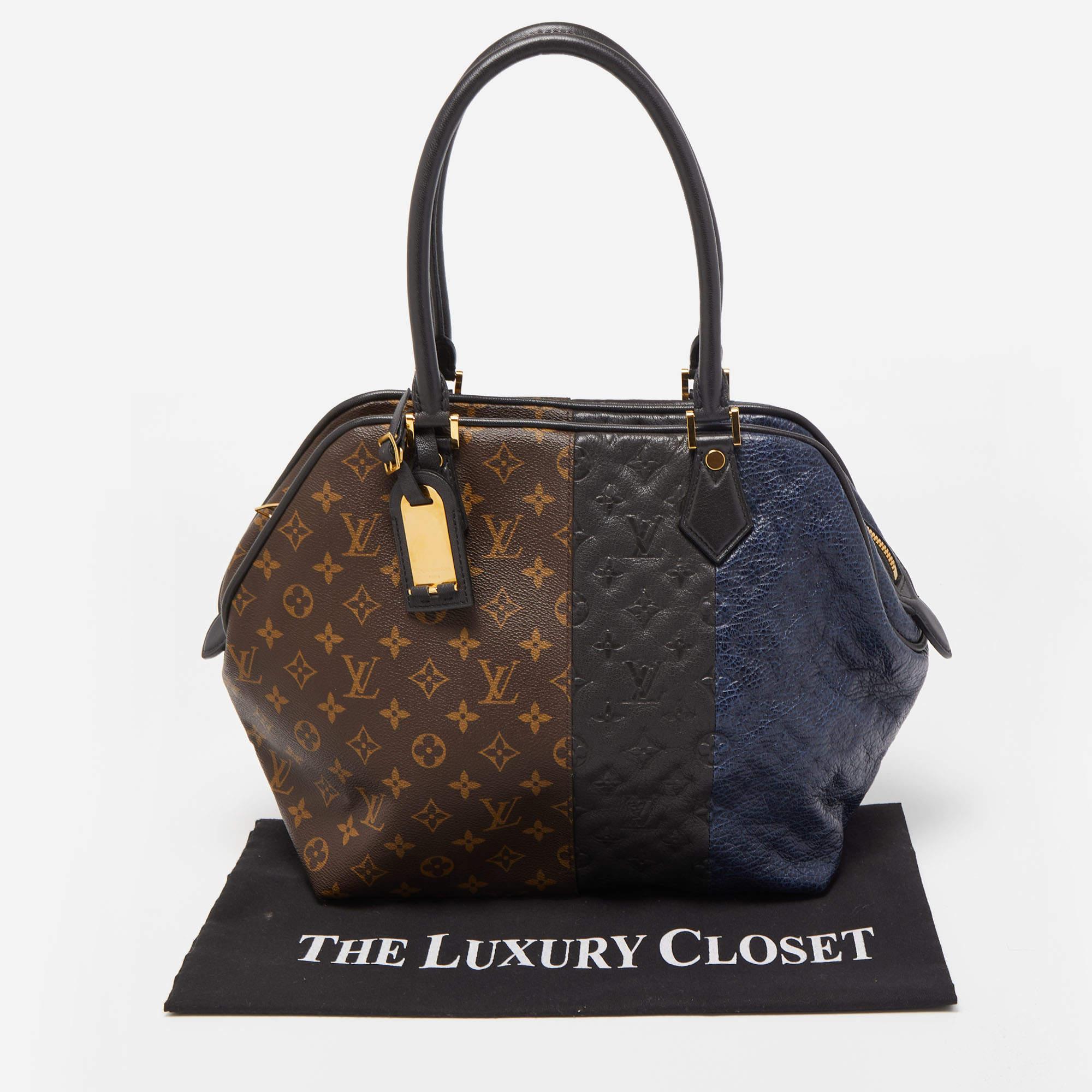 Louis Vuitton Monogram Canvas & Empreinte Leather Limited Edition Blocks Zipped  10