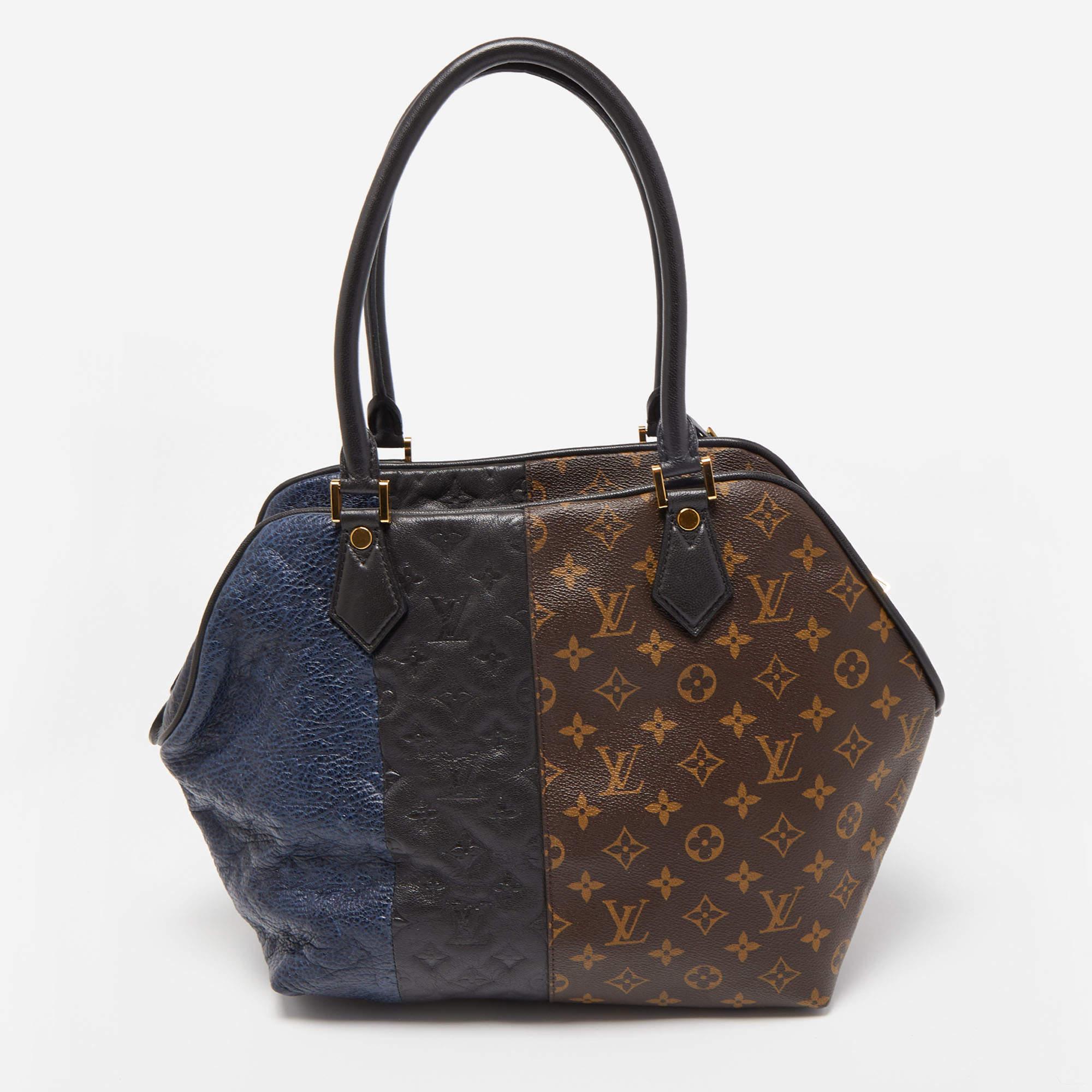 Louis Vuitton Monogram Canvas & Empreinte Leather Limited Edition Blocks Zipped  1