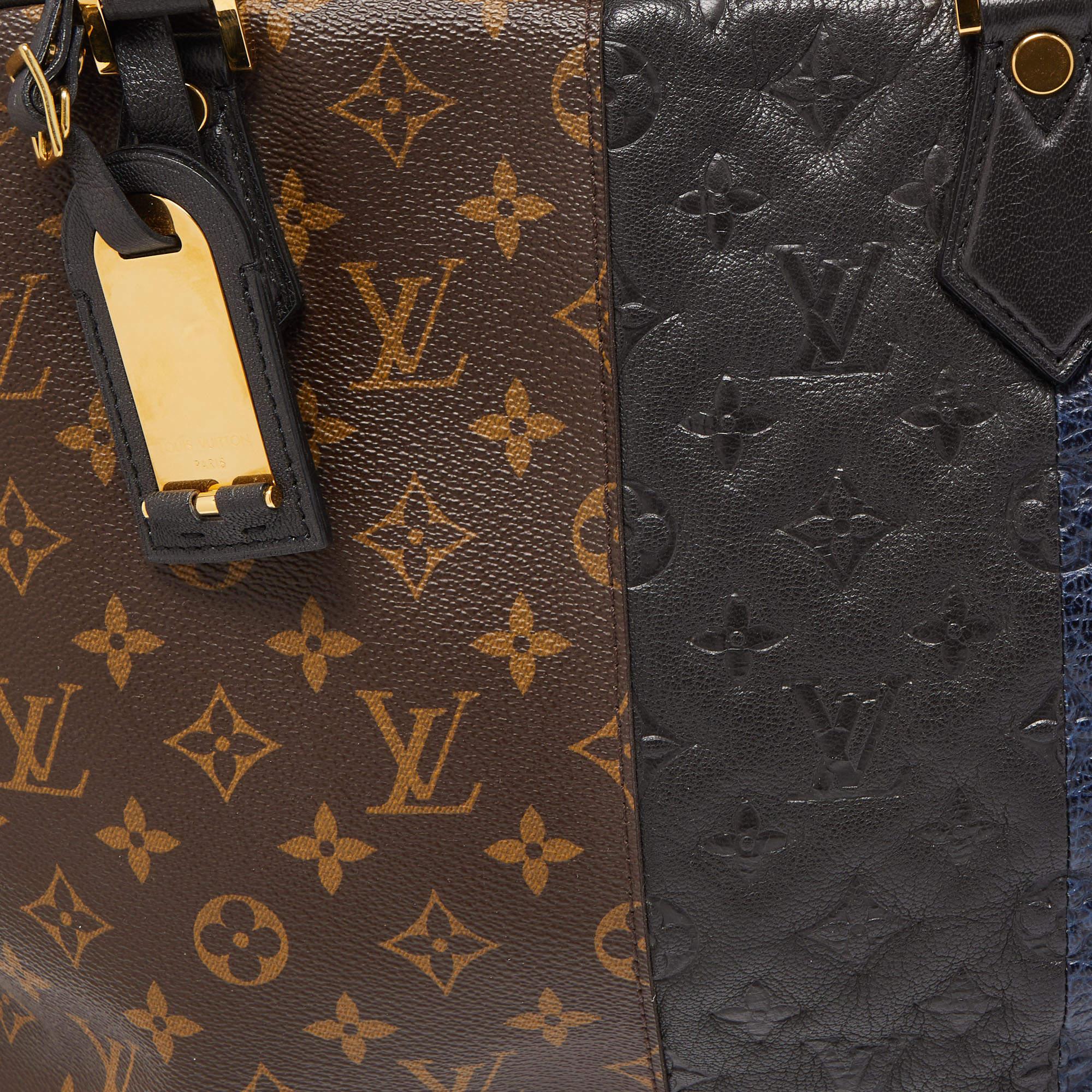 Louis Vuitton Monogram Canvas & Empreinte Leather Limited Edition Blocks Zipped  3
