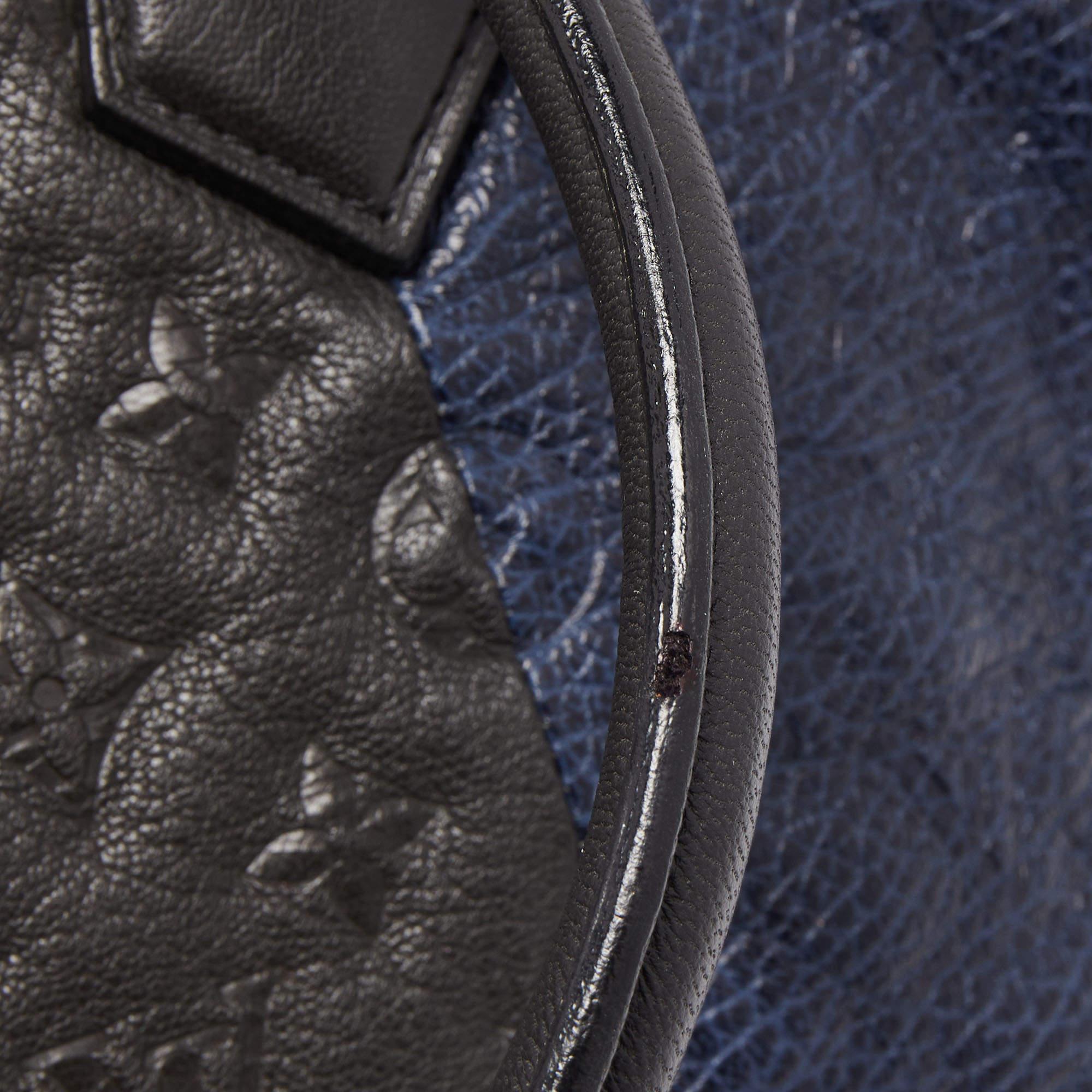 Louis Vuitton Monogram Canvas & Empreinte Leather Limited Edition Blocks Zipped  4