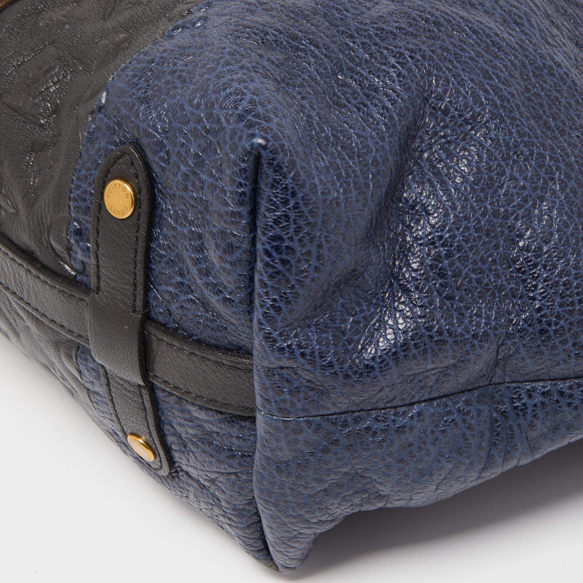 Louis Vuitton Monogram Canvas & Empreinte Leather Limited Edition Blocks Zipped  5