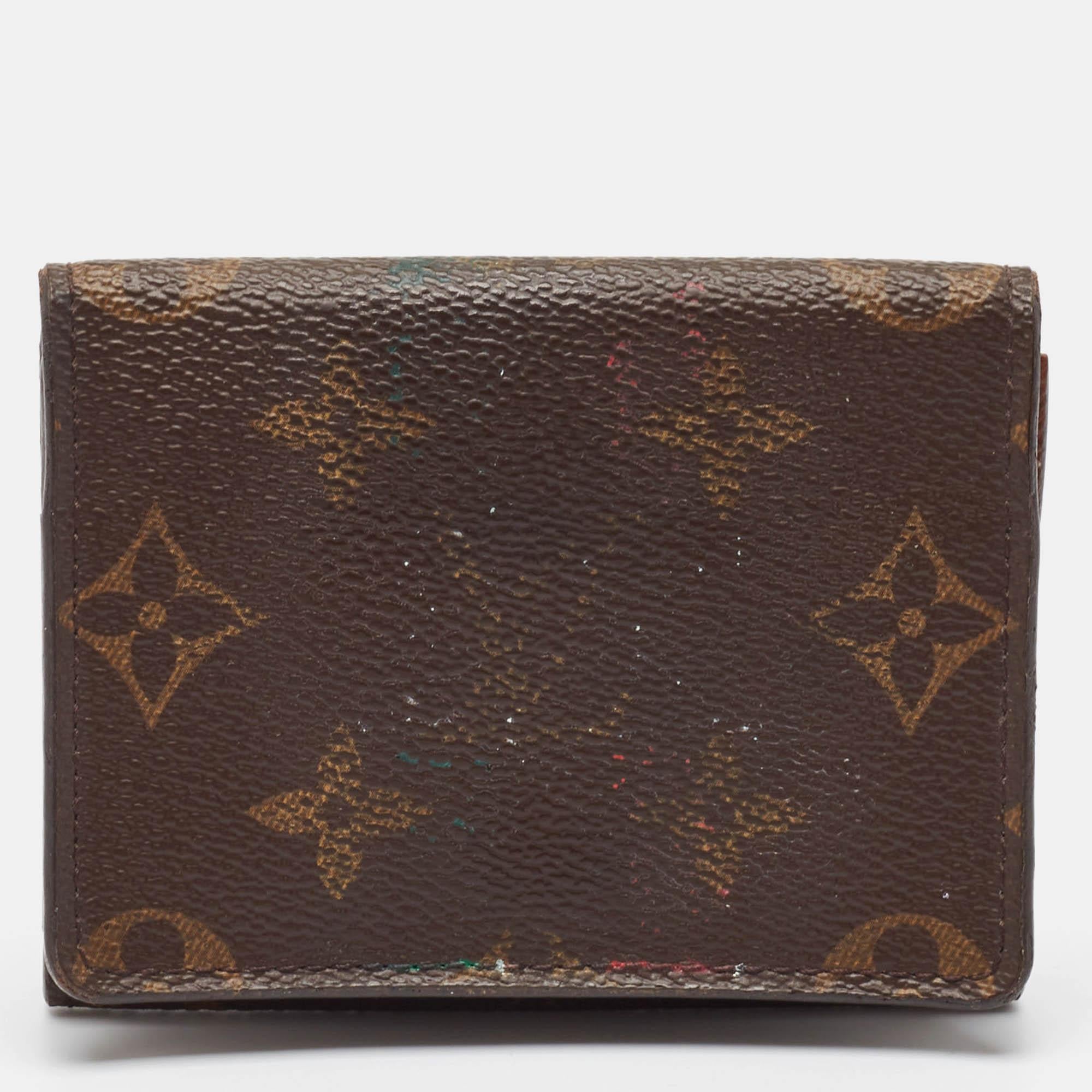 Carte de visite Louis Vuitton en toile Monogram État moyen - En vente à Dubai, Al Qouz 2