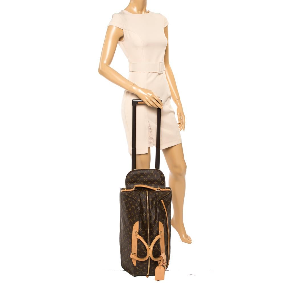 Brown Louis Vuitton Monogram Canvas Eole 50 Luggage Bag