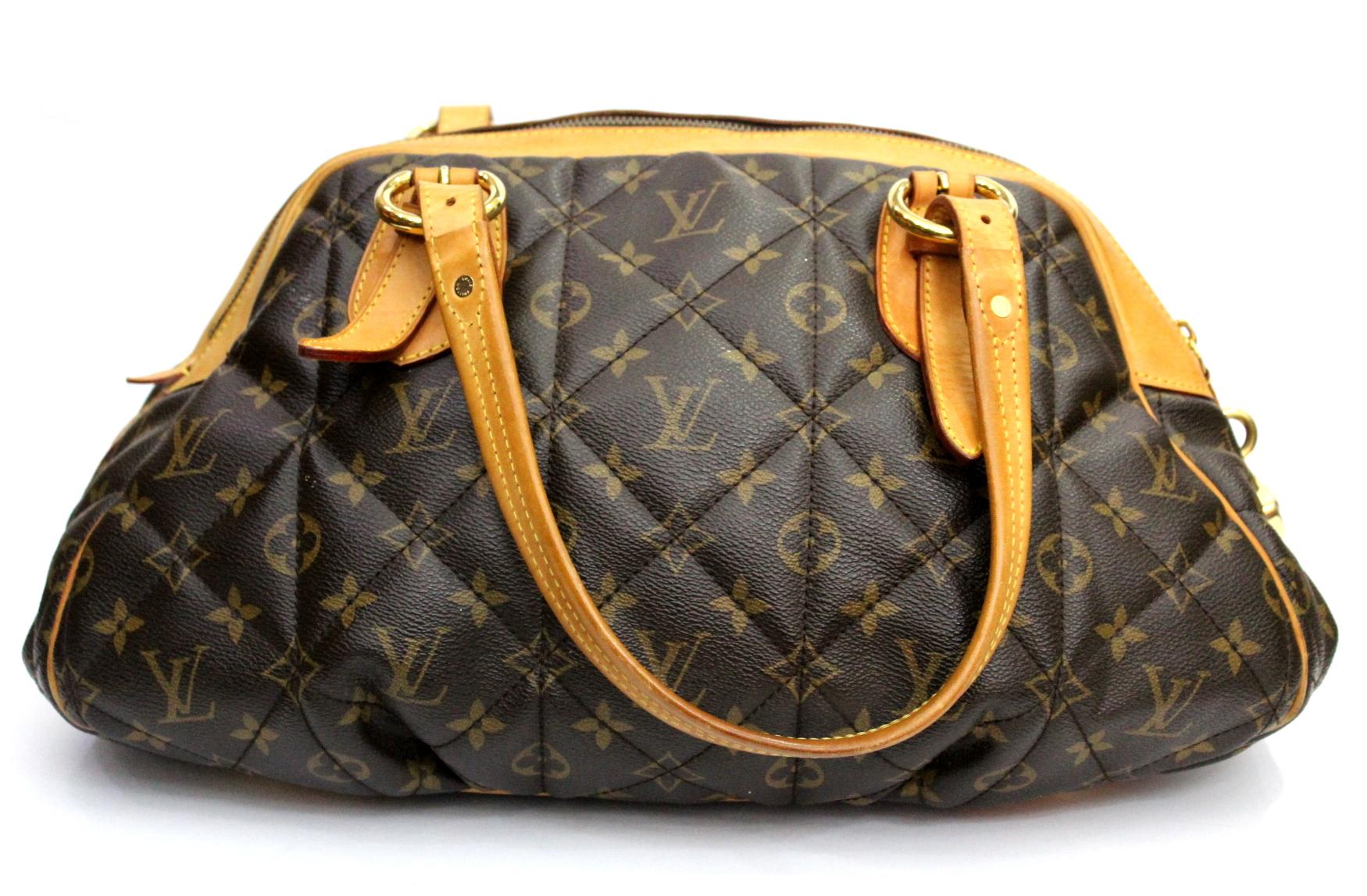 Black LOUIS VUITTON Monogram Canvas Etoile Bowling Bag