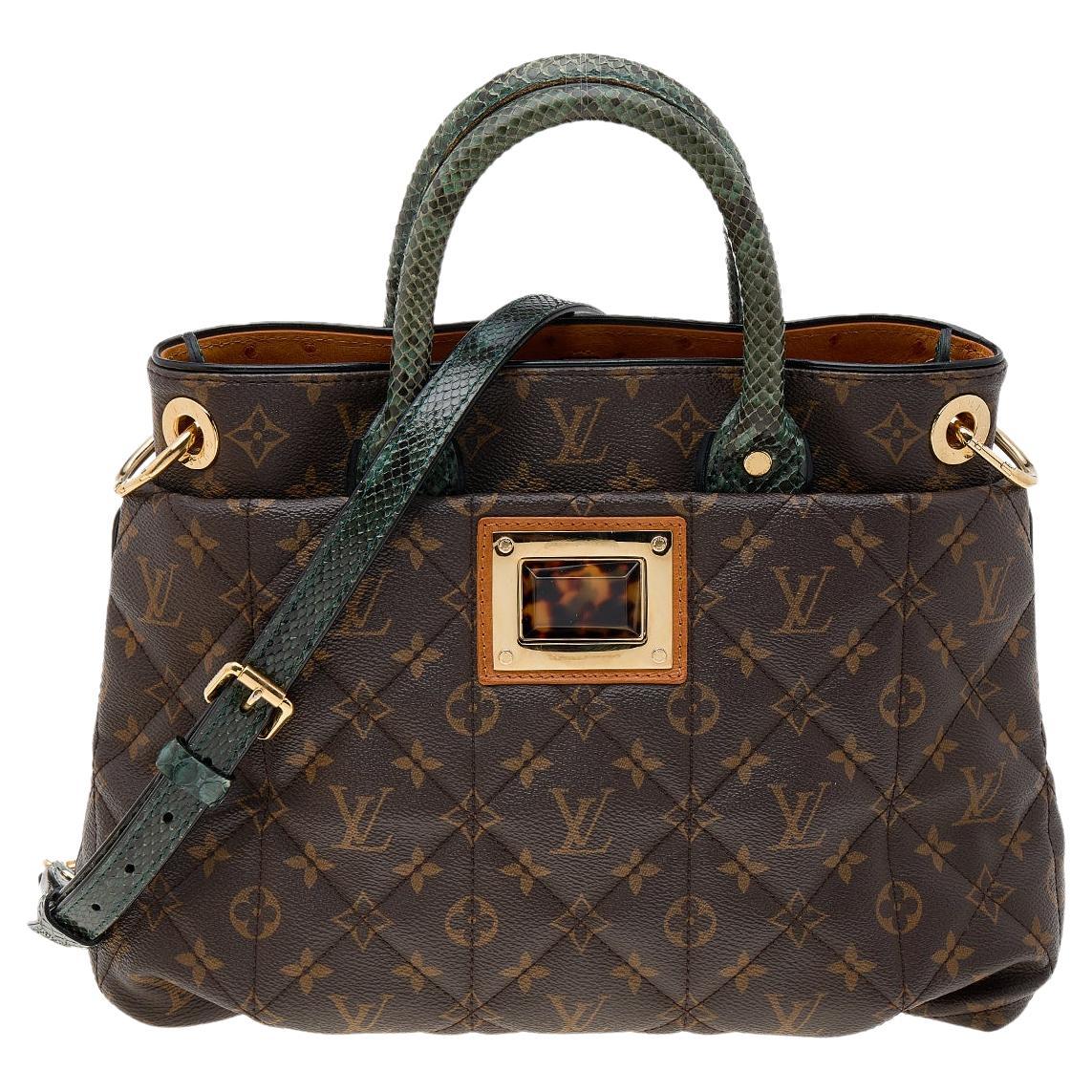 Louis Vuitton Monogramm Etoile Exotique MM Tasche aus Segeltuch