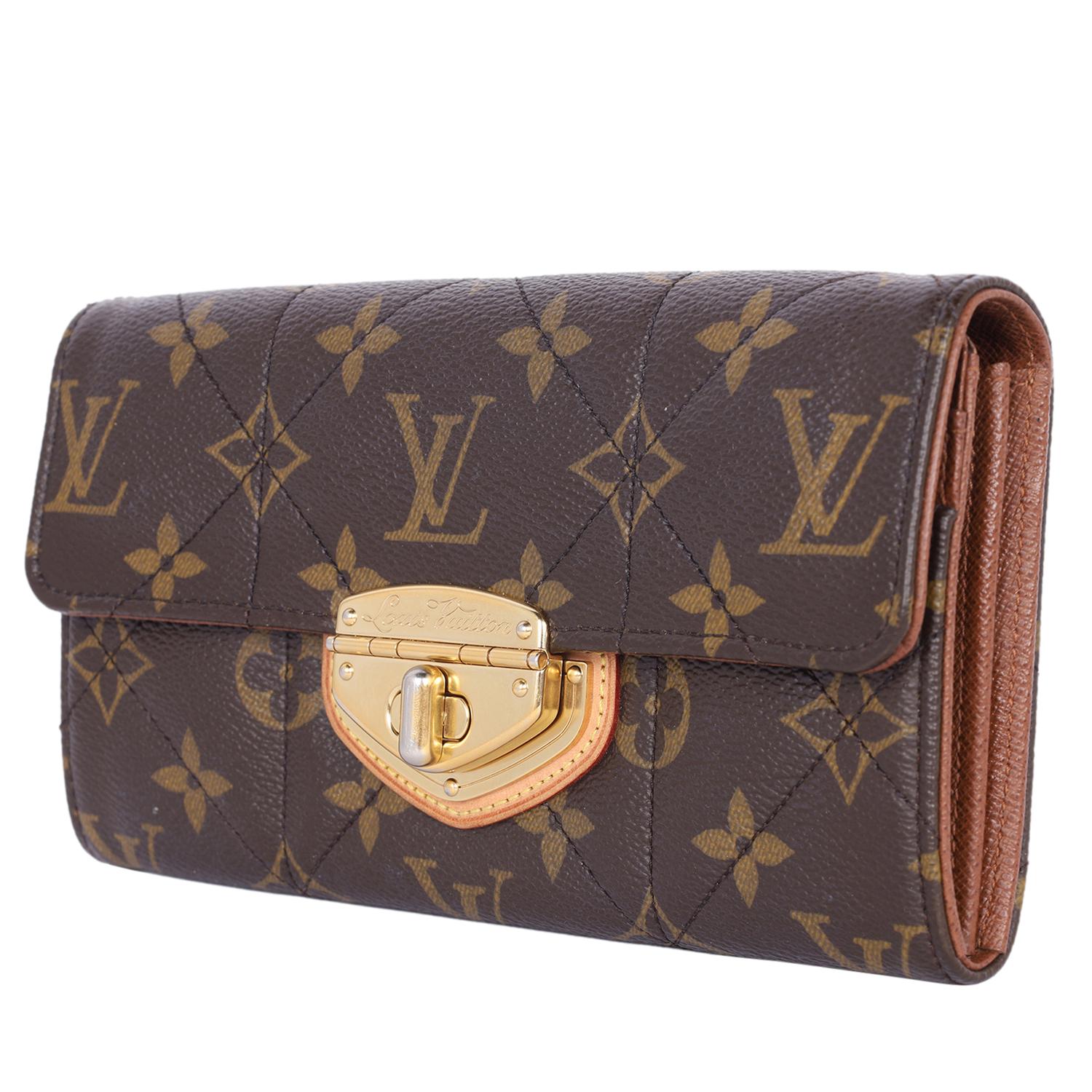 Louis Vuitton - Portefeuille Etoile Sarah en toile avec monogramme 1
