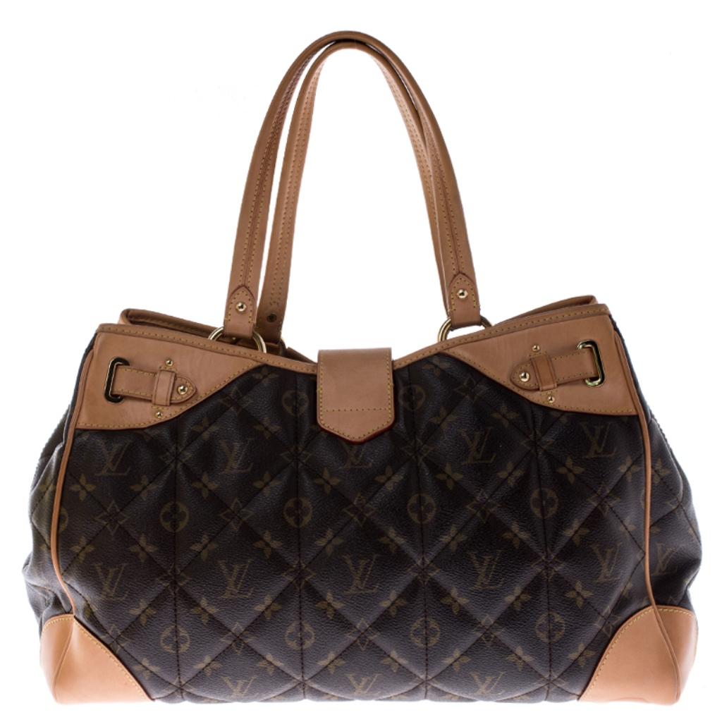 Picture yourself swinging this gorgeous bag at your shopping sprees and imagine how it'll not only complement all your outfits but fetch you endless admiring glances. You can now make your vision come true by owning it today. This Louis Vuitton