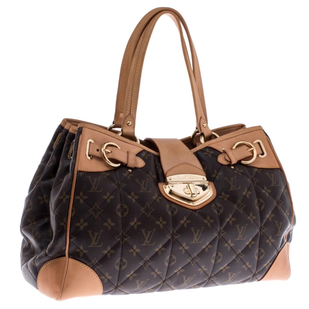 Black Louis Vuitton Monogram Canvas Etoile Shopper Bag