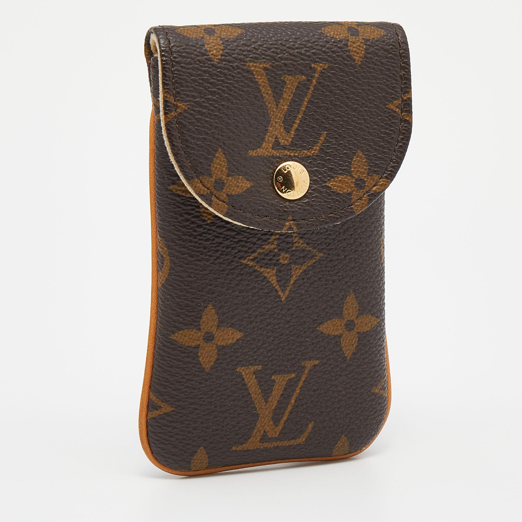 Black Louis Vuitton Monogram Canvas Etui Phone Case MM