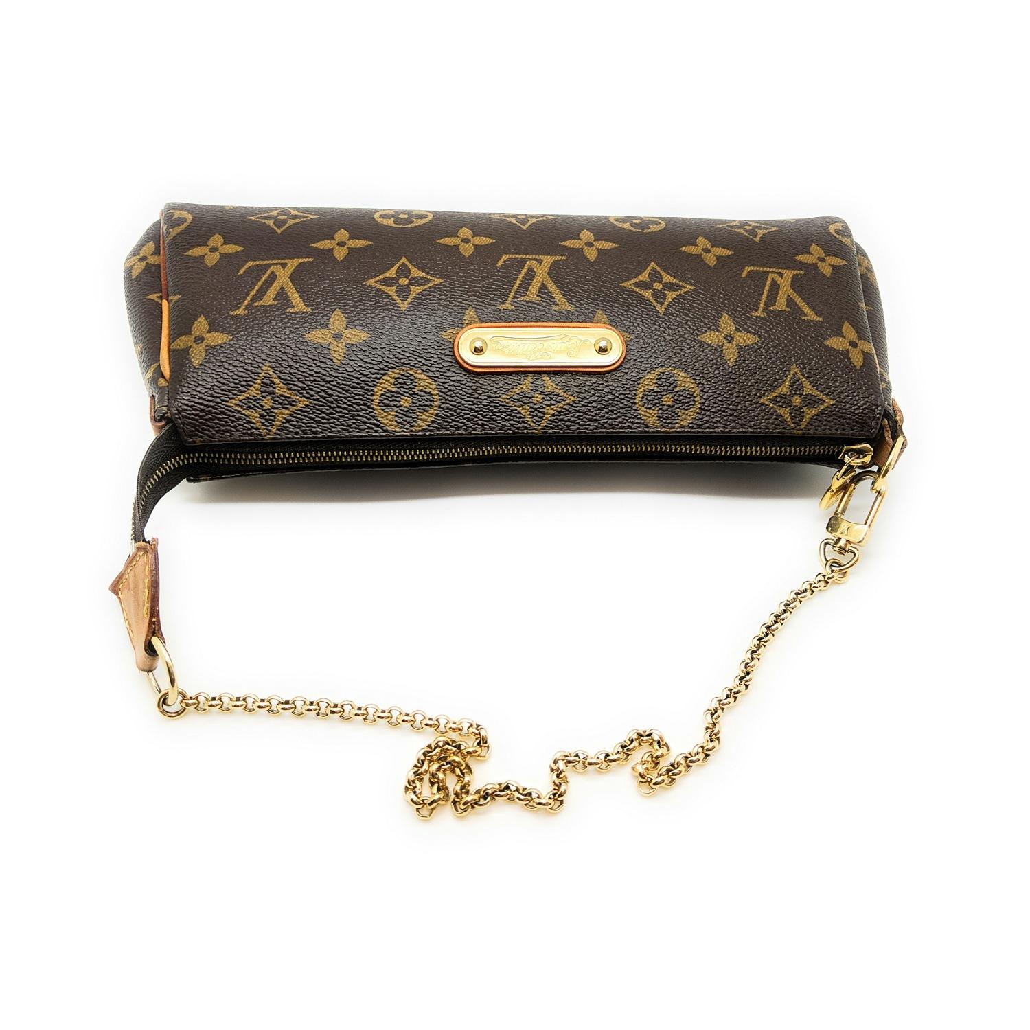 Louis Vuitton Monogram Canvas Eva Clutch mit Riemen 2