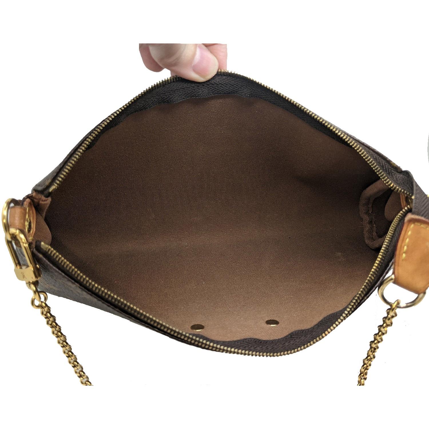 Louis Vuitton Monogram Canvas Eva Clutch mit Riemen 3