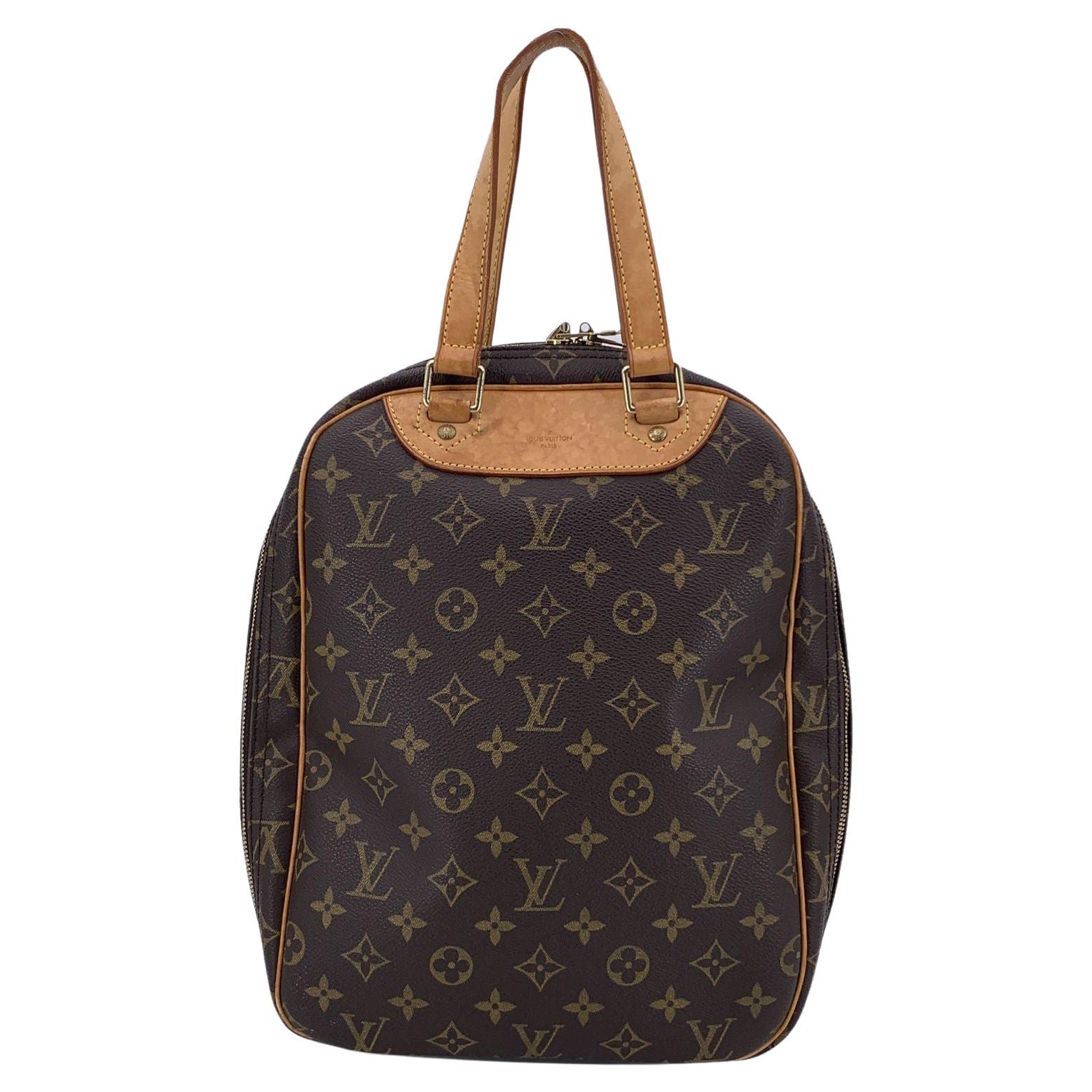 Bolsa de viaje de lona con monograma Louis Vuitton Estuche para zapatos M41450