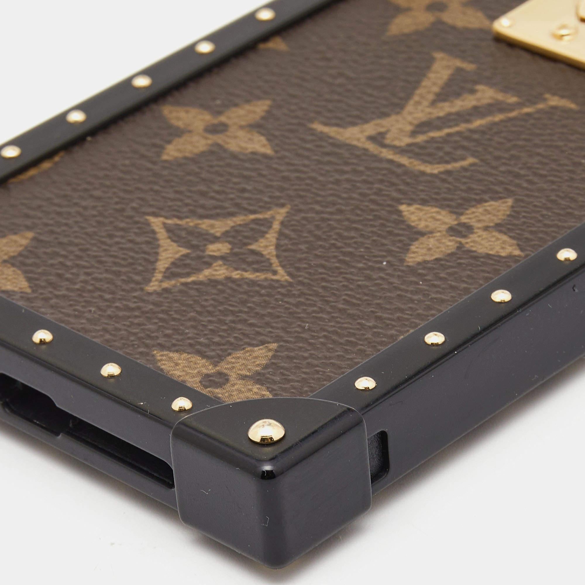 Étui pour iPhone 7 Louis Vuitton Monogram Canvas Eye Trunk Pour femmes en vente