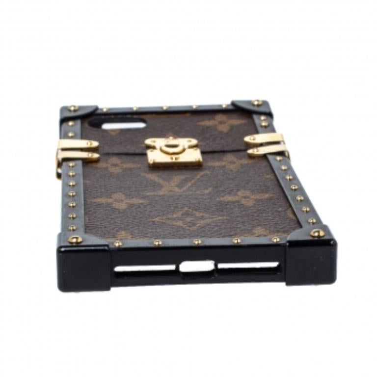 Women's Louis Vuitton Monogram Canvas Eye Trunk iPhone 7 Case For Sale