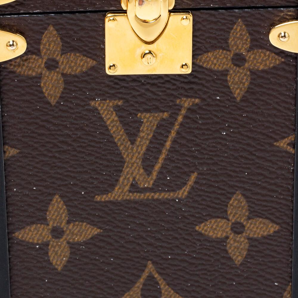 Black Louis Vuitton Monogram Canvas Eye Trunk iPhone 7 Case For Sale