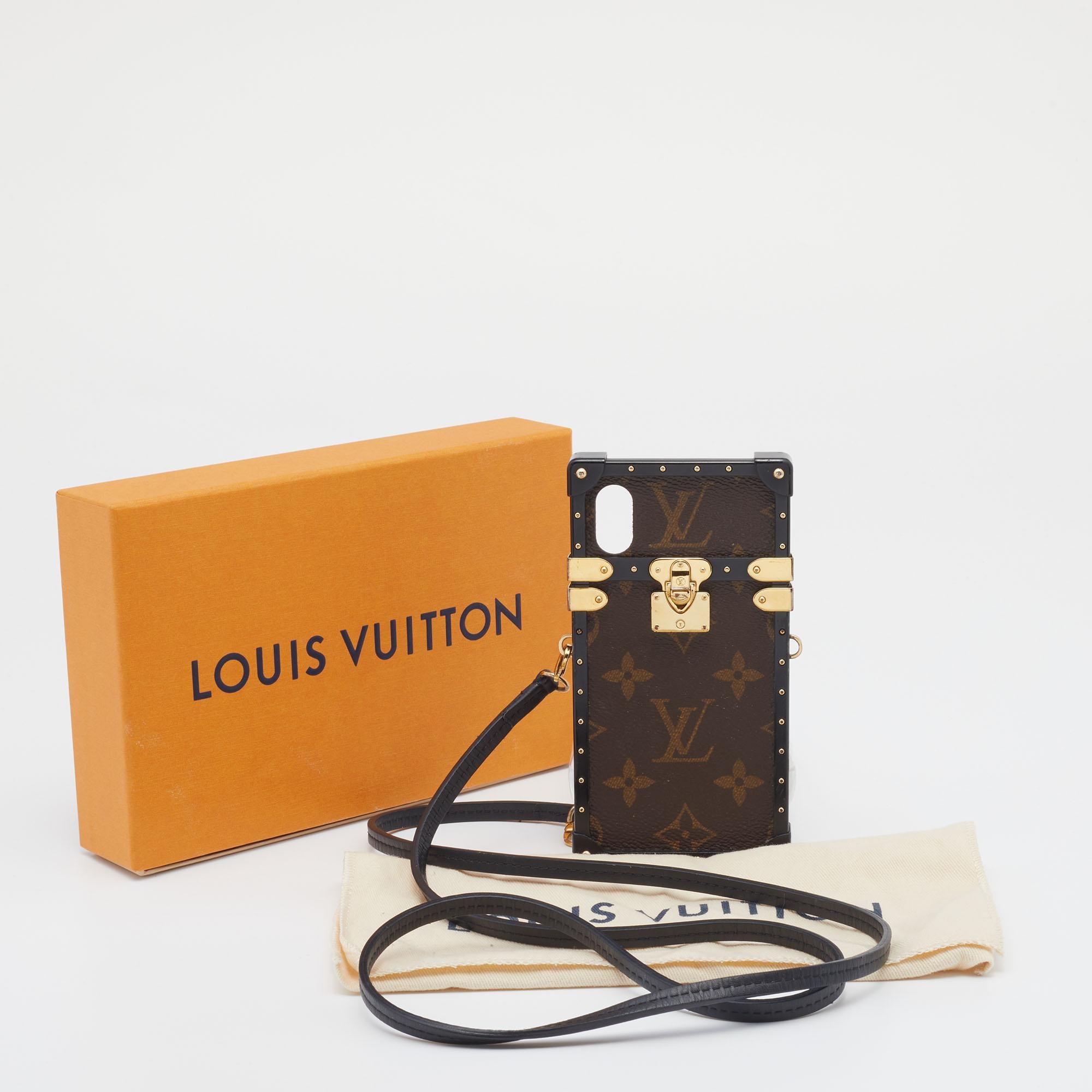 Women's Louis Vuitton Monogram Canvas Eye Trunk iPhone X Case